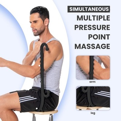 Versatile Pressure Point Back Massager for Myofascial Therapy & Muscle Relief