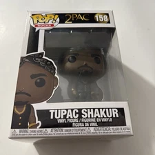 New Funko Pop! Rocks (Music): 2Pac - Tupac Shakur w/ Bandana #158 Vinyl Figure