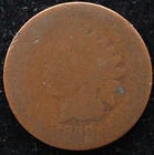 KAPPYSCOINS GF337 1868  AG/ GOOD KEY DATE INDIAN HEAD CENT