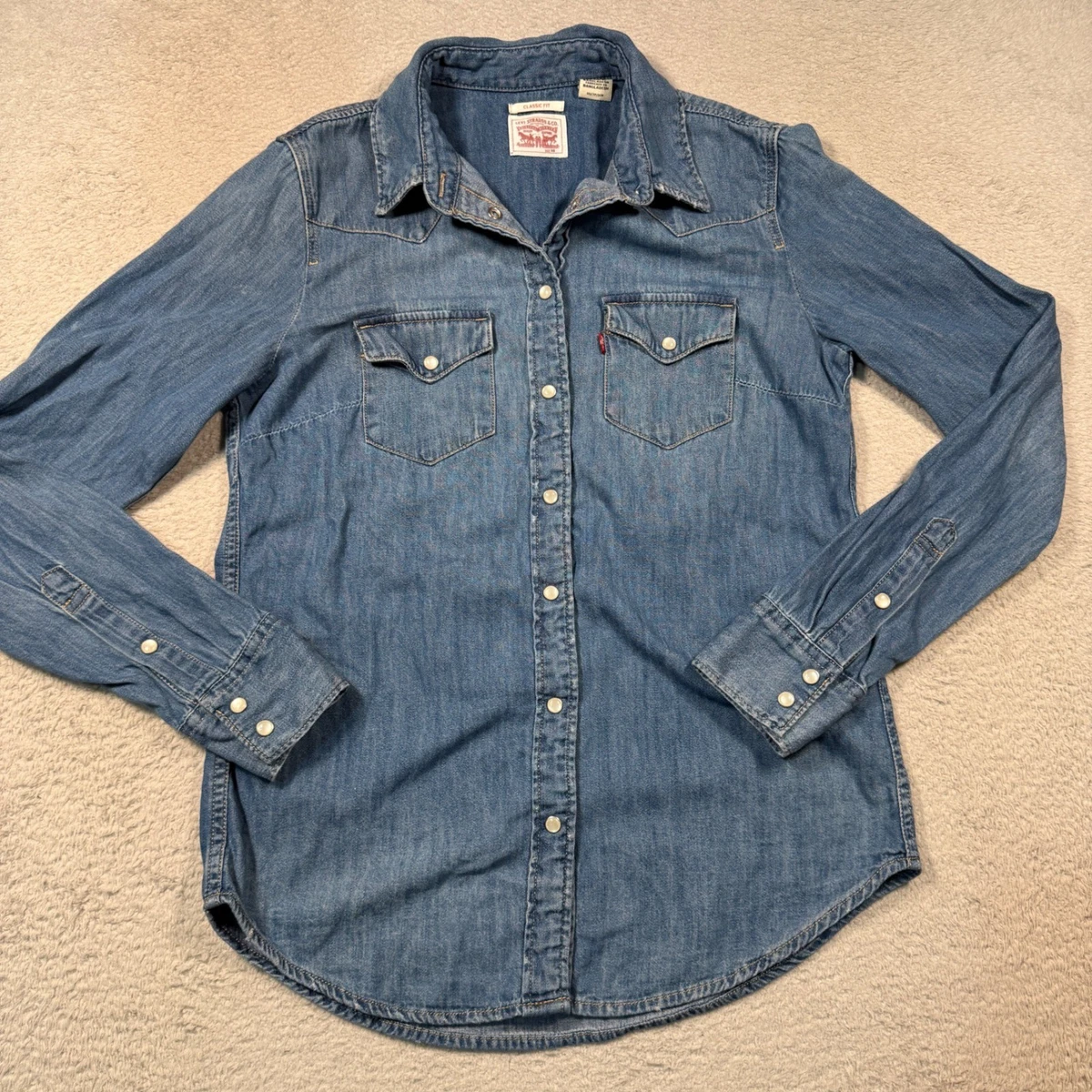 Levi's Denim Western Tops for Women for sale | eBay