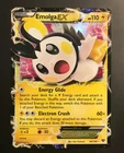 Emolga EX 46/146 2014 XY Base Set Pokemon Card TCG Ultra Rare Holo - MP