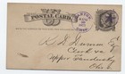 1877 Canton OH postal card star in circle cancel [h.7862] — photo 1
