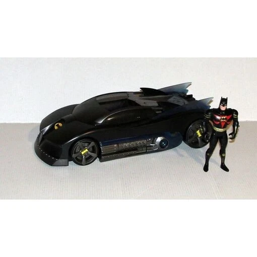 Batmobile Batman Voiture Sonore Et Lumineuse Animated Serie Dc Comics Fig Kenner - Photo 1/4