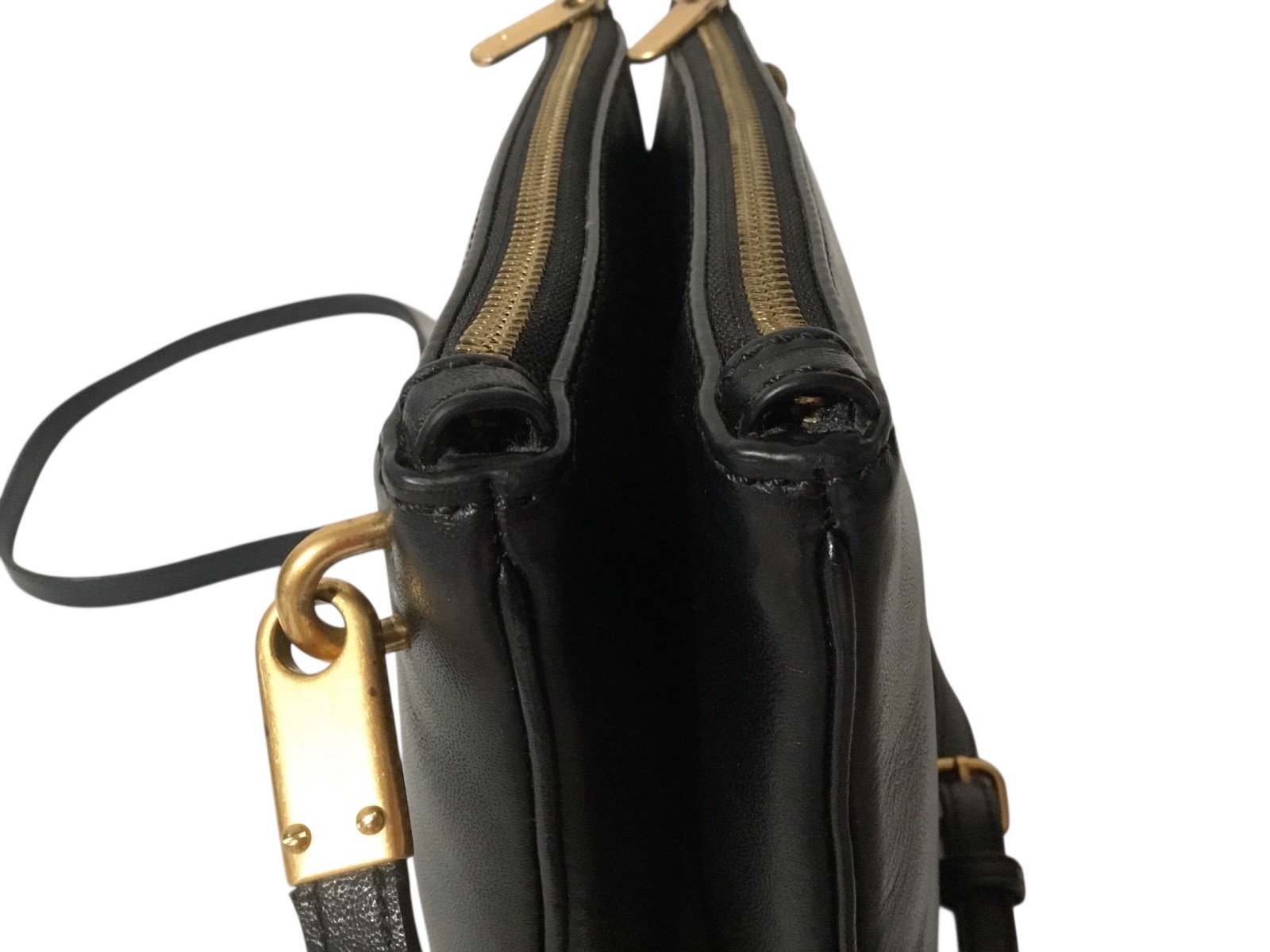 Authentic Marc Jacobs Double Compartment Black Le… - image 11