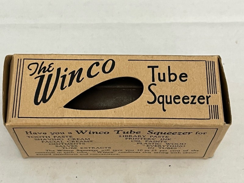 Vintage THE WINCO TUBE SQUEEZER FOR TOOTHPASTE Windsor & Co Lodi Ca