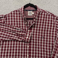 Cinch Shirt Mens XL Red Plaid Button Up Western Cowboy Rodeo Long Sleeve