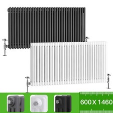 Traditional 2 3 4 Column Cast Iron Style Radiator Vertical Horizontal Heating UK