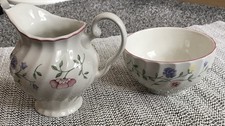 Vintage Milchkännchen & Zuckerdose - Johnson Brothers - 'Summer Chintz' - 