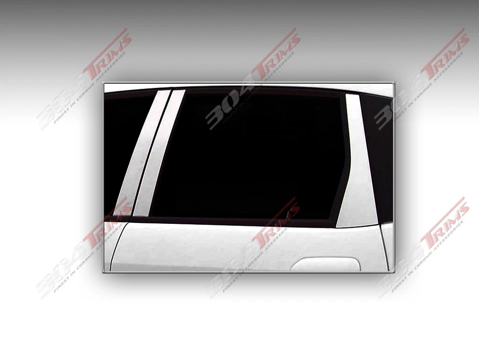 Chrome Pillar Posts 6PCS Stainless Door Trim FOR HONDA FIT 2009-2011 - Image 2 of 2