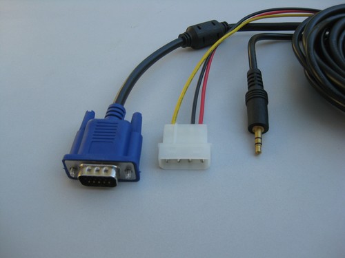 VGA RGB ARCADEVGA TO SCART CABLE WITH SOUND JACK (EUROCONNECTOR) JAMMA ARCADE - Picture 2 of 8