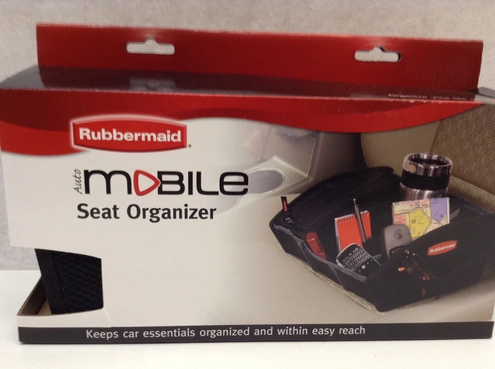 NEW Rubbermaid Auto Mobile Soft Front Seat Organizer Car