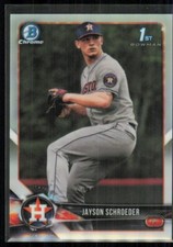 2018 Bowman Draft Chrome 1st Jayson Schroeder Base Refractor #BDC-23