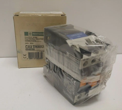 NEW OLD STOCK! TELEMECANIQUE 10A 240V CONTROL RELAY CA2-DN40U6