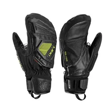 Leki WCR C-Tech 3D Mittens, Black/Yellow, 11