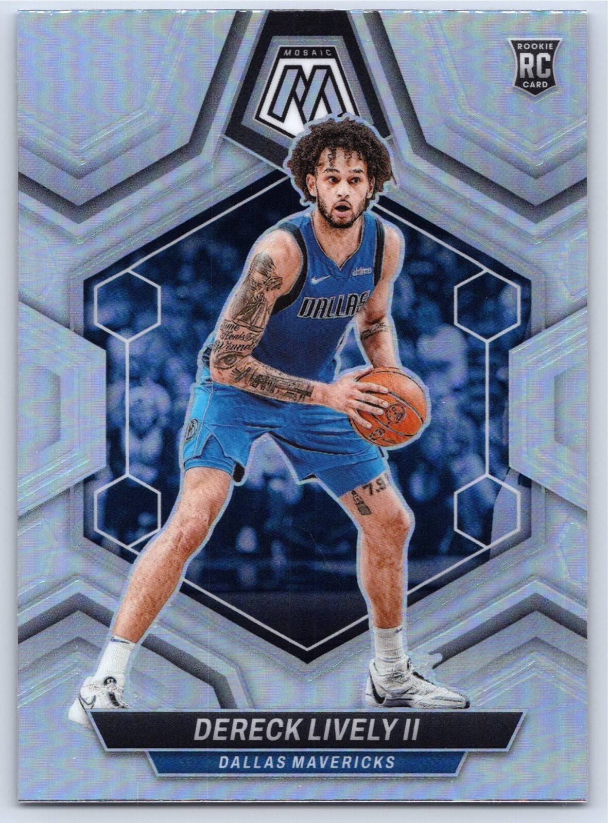202324 Panini Mosaic Dereck Lively II Rookie RC Silver Prizm Silver