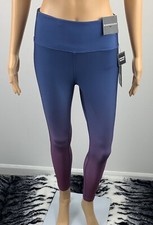 New BCBG Maxazria Women  s Purple Workout Leggings High Waisted Size Medium 98