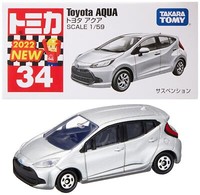 Takara Tomy 1/59 Tomica No.34 Toyota Aqua New JP