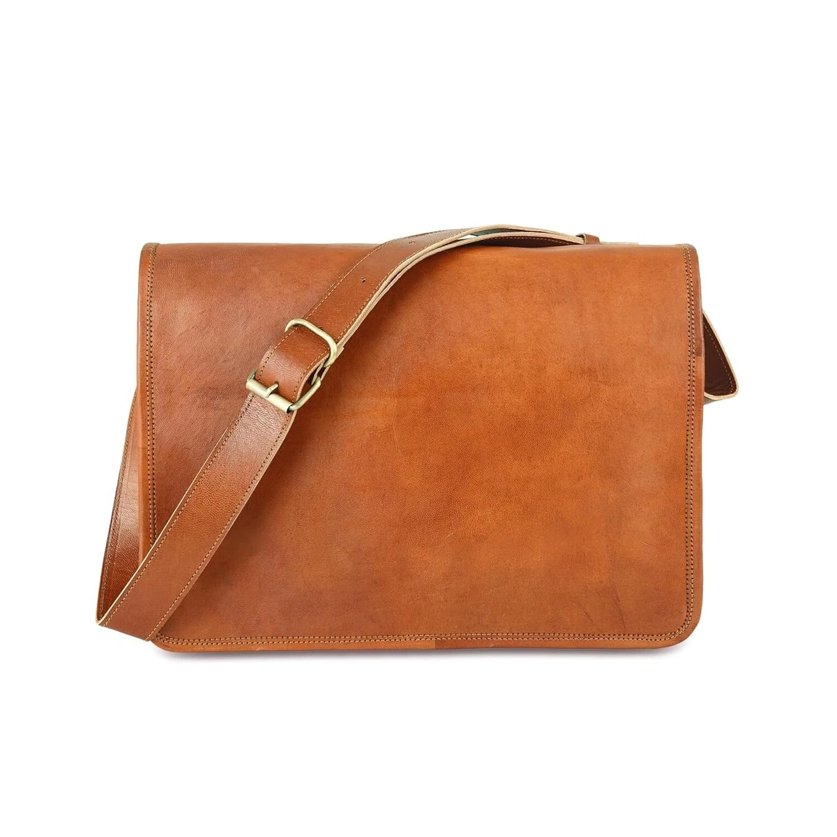 Borsa da spalla da uomo in ecopelle, borsa da lavoro ibrida, borsa per laptop da 17 pollici, zaino a tracolla multiuso, borsa per laptop da lavoro per uomini HB-22, marrone, m, Rétro