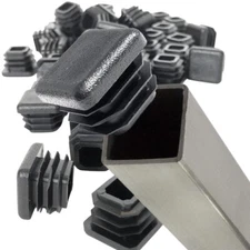 EZends Premium Grade 3/4 Inch Extra Durable Square Tubing End Cap 10PK 14-20 ...