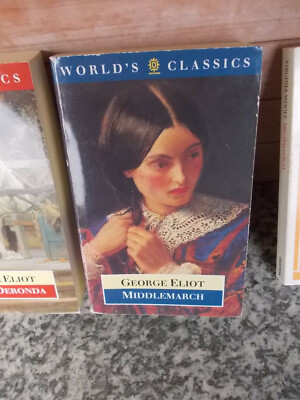 Middlemarch, by George Eliot, a Worlds Classics books book