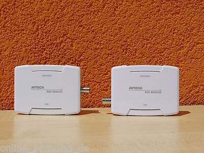 Avtech AVX912 ZT und ZR EOC Konverter ermöglicht Digitale Verbindung bis zu 400m