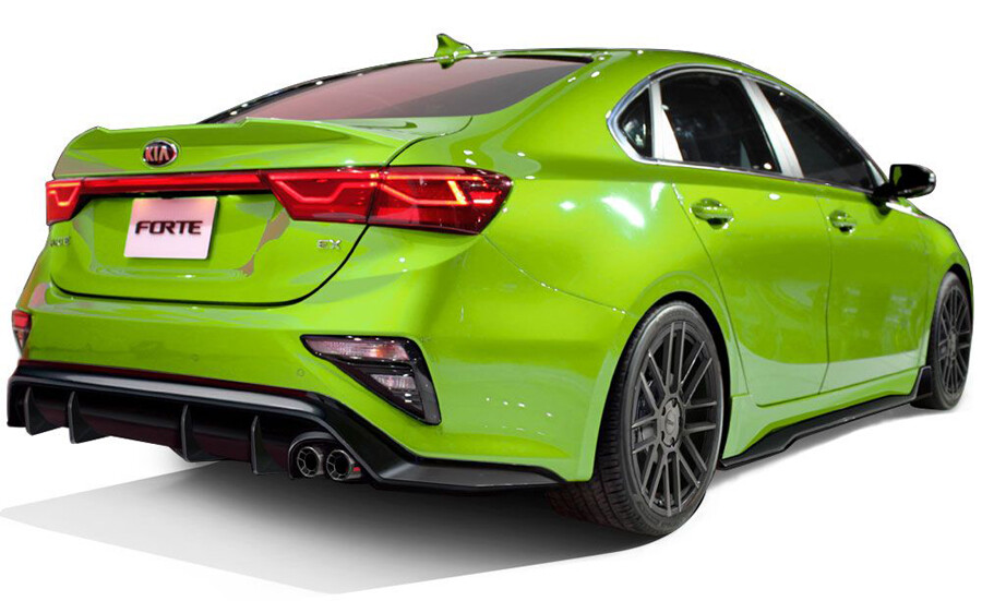 Fits 1921 KIA Forte Cerato Sedan Air Design Body Kit Ground Effects