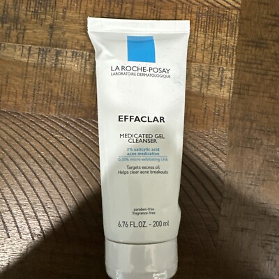 La Roche-Posay Effaclar Medicated Gel Cleanser 6.76 Fl Oz 1/27
