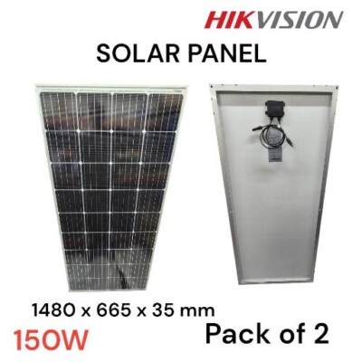2x 150W Solarmodule DS-TLWSP-S150 polykristallin, 18V, wetterfest mit MC4 C