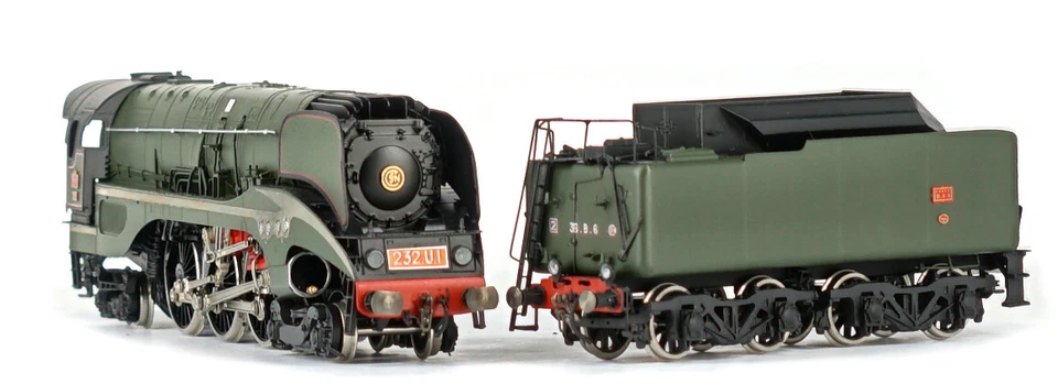 FULGUREX SA HO H0 BRASS SNCF 232 U1 , Laiton , Messing-modell - Image 4 of 4