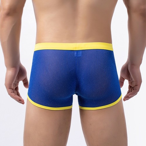 Mens Fishnet Sexy See-Through Mesh Boxers Shorts Briefs Underpants/Underwear - Bild 9 von 18