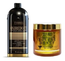Keratin Treatment Oxireduct Tyrrel 1 Liter Honung Honey Collagen 500gr