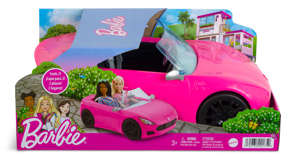 Barbie 2-Seater Pink 2021 Convertible Car, Ages 3+ | eBay