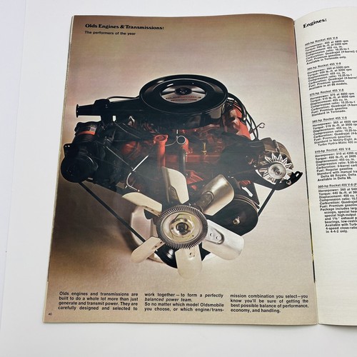 Vintage 1969 Oldsmobile Youngmobile All Models OEM New Car Sales Brochure - Picture 5 of 7