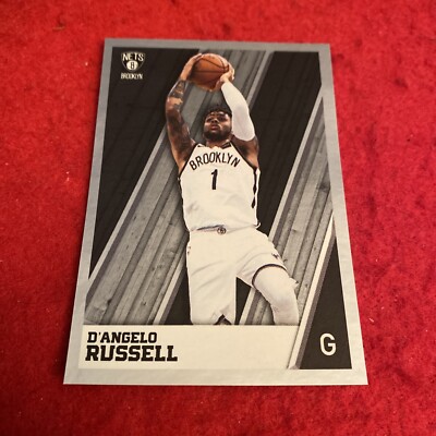 2018-19 D Angelo Russell Panini Stickers European #60 FOIL