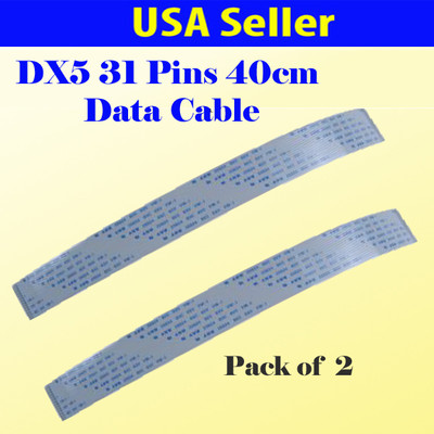 2x  Data Cable for Mimaki JV33 JV5 Data Cable 31 Pins 40CM DX5 Printhead Solvent