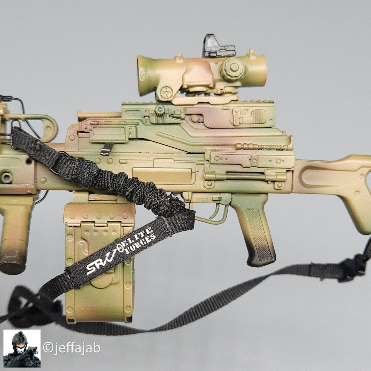 1:6 scale DamToys Russian Spetsnaz FSB Alpha Group PKP PKM 1:6 scale DamToys Russian Spetsnaz FSB Alpha Group PKP PKM