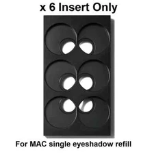 MAC Pro Palette Eye Shadow/Concealer X 6 (Insert) Empty 4" X 2.3" NEW IN BO