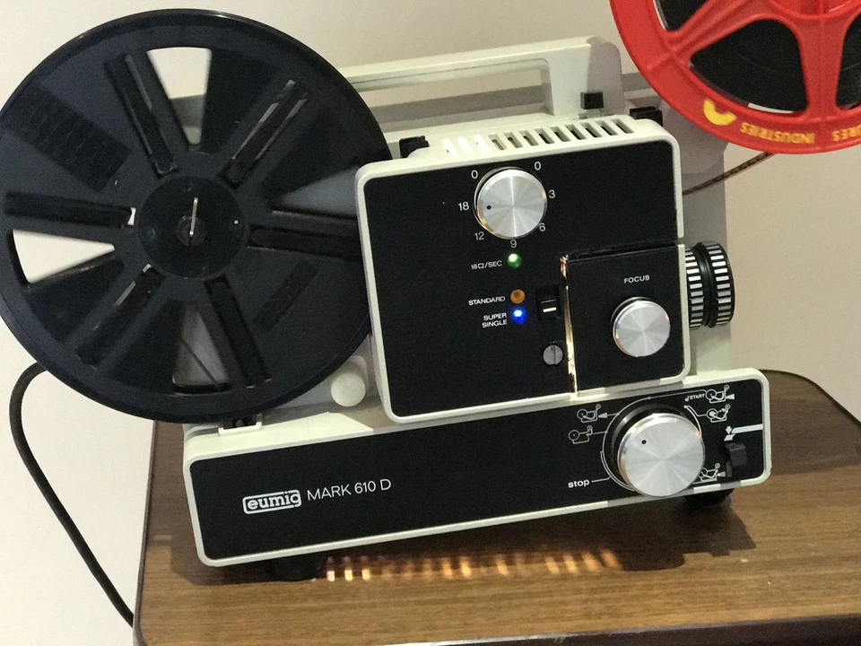 EUMIG 610D Super 8 Standard 8 Cine Movie Film Projector Fully Serviced - Image 3 of 4