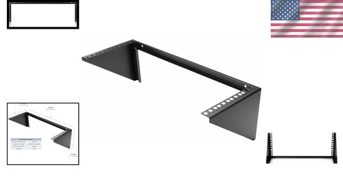 Heavy-Duty 4U Steel Wall Mount Bracket for Data Equipment - TAA Compliant Design - Afbeelding 2 van 10