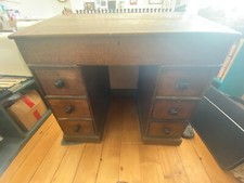 Antique 19th century Oak clerks writing desk