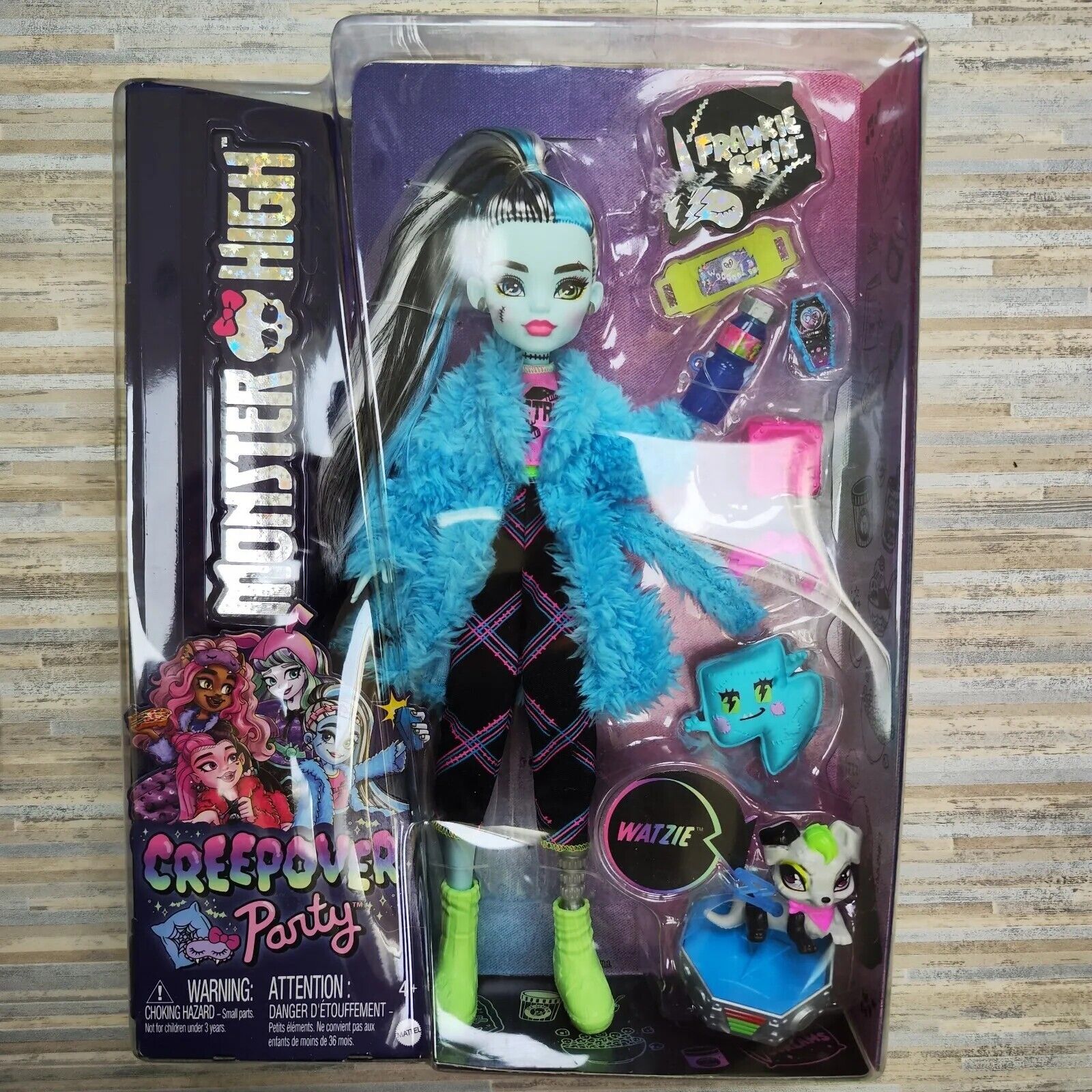 Boneca Monster High Creepover Party Frankie Stein - HKY68 Mattel -  Arco-Íris Toys