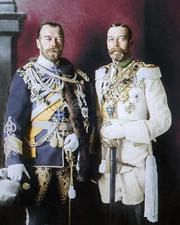 King George V & Nicholas II 8X10 Photo United Kingdom Great Britain & India #31