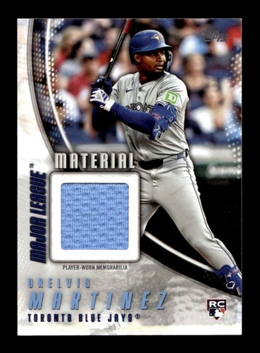 2025 Topps Major League Material Relics Orelvis Martinez Rookie #MLM-OM