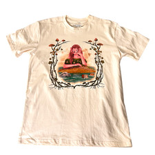 MELANIE MARTINEZ Authentic Beige 2024 Trilogy Tour Band Tee TShirt Size LARGE