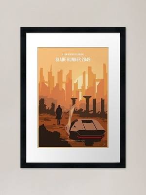 Blade Runner 2049 - Los Angeles Fra gerahmtes Wandbild Poster Leinwanddruck Bild