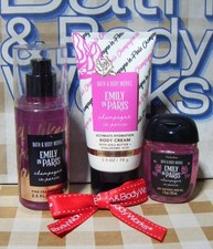 BATH  BODY WORKS 3pc Travel Set Emily in Paris - Champagne in Paris 51/1599 