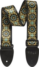 Terylene guitar strap with Mandala pattern