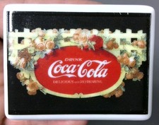 Vintage Coca-Cola Porcelain Refrigerator Magnet #P2133 - Presents 1988
