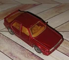Vintage 1987 Matchbox SAAB 9000 Turbo Metallic Red Tan Interior Macau