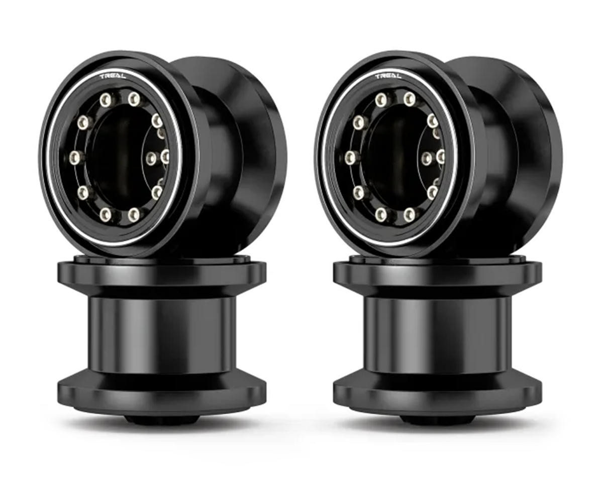 Treal Hobby 7075 Aluminum Beadlock Wheels for Traxxas® TRX-4MT™ (Black/Black)